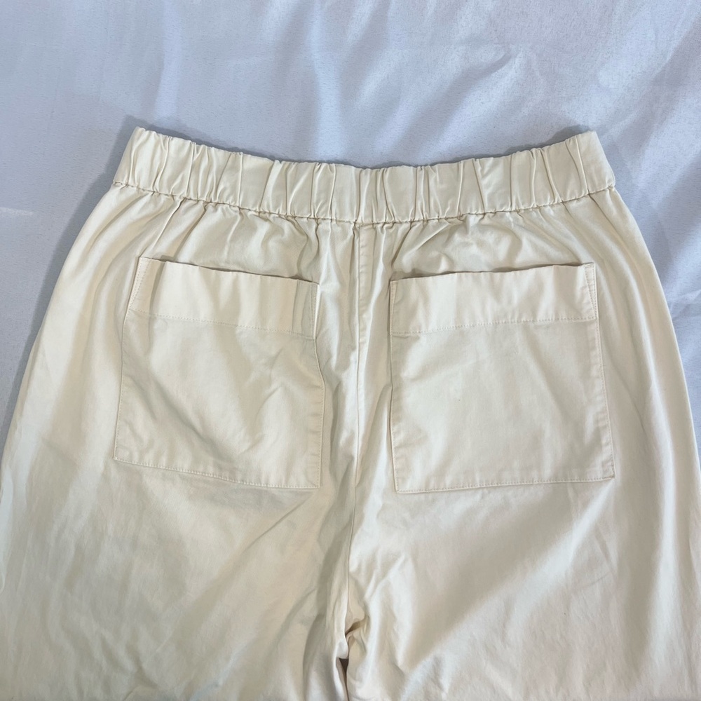 Everlane Easy Pant Organic Cotton Women’s 16 Wide Leg High Rise Neutral Cream - Picture 10 of 16